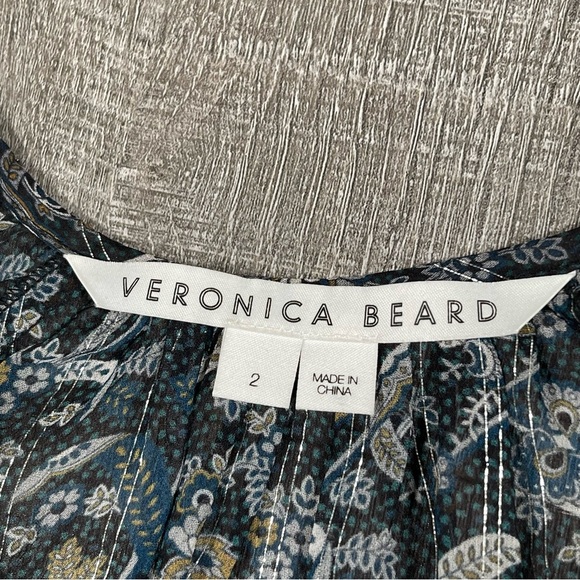 VERONICA BEARD Sheer Top Size 2 - Picture 5 of 5